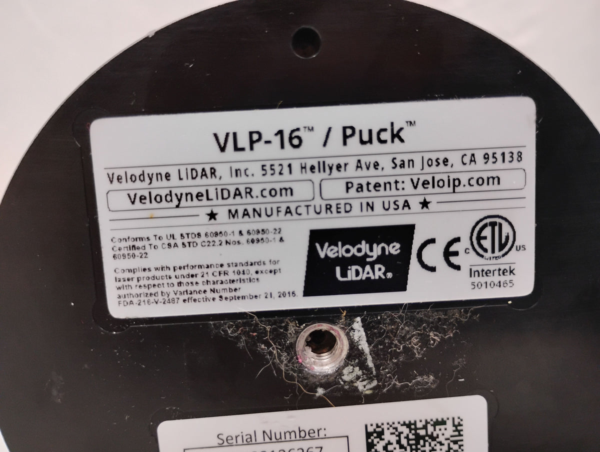 Velodyne VLP-16 Puck LiDAR Sensor