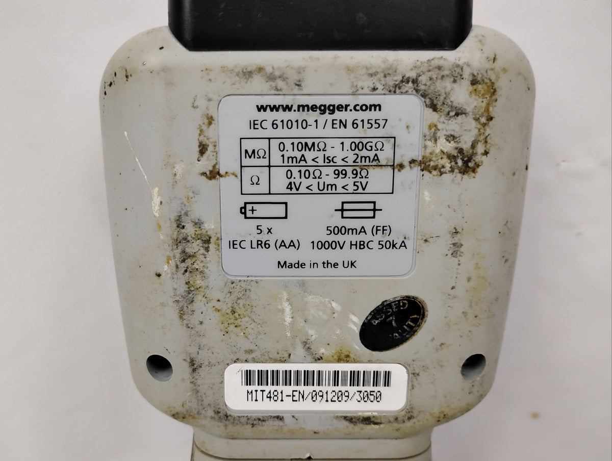 Megger MIT481 1000V Insulation & Continuity Tester Megohmmeter