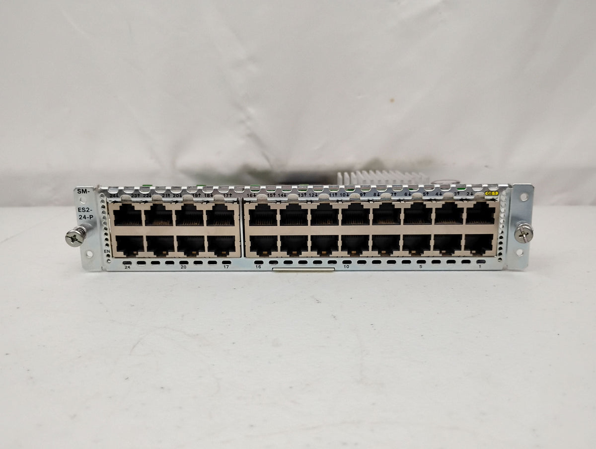 Cisco SM-ES2-24-P PoE+ 24-Port Enhanced Layer 2 EtherSwitch Module