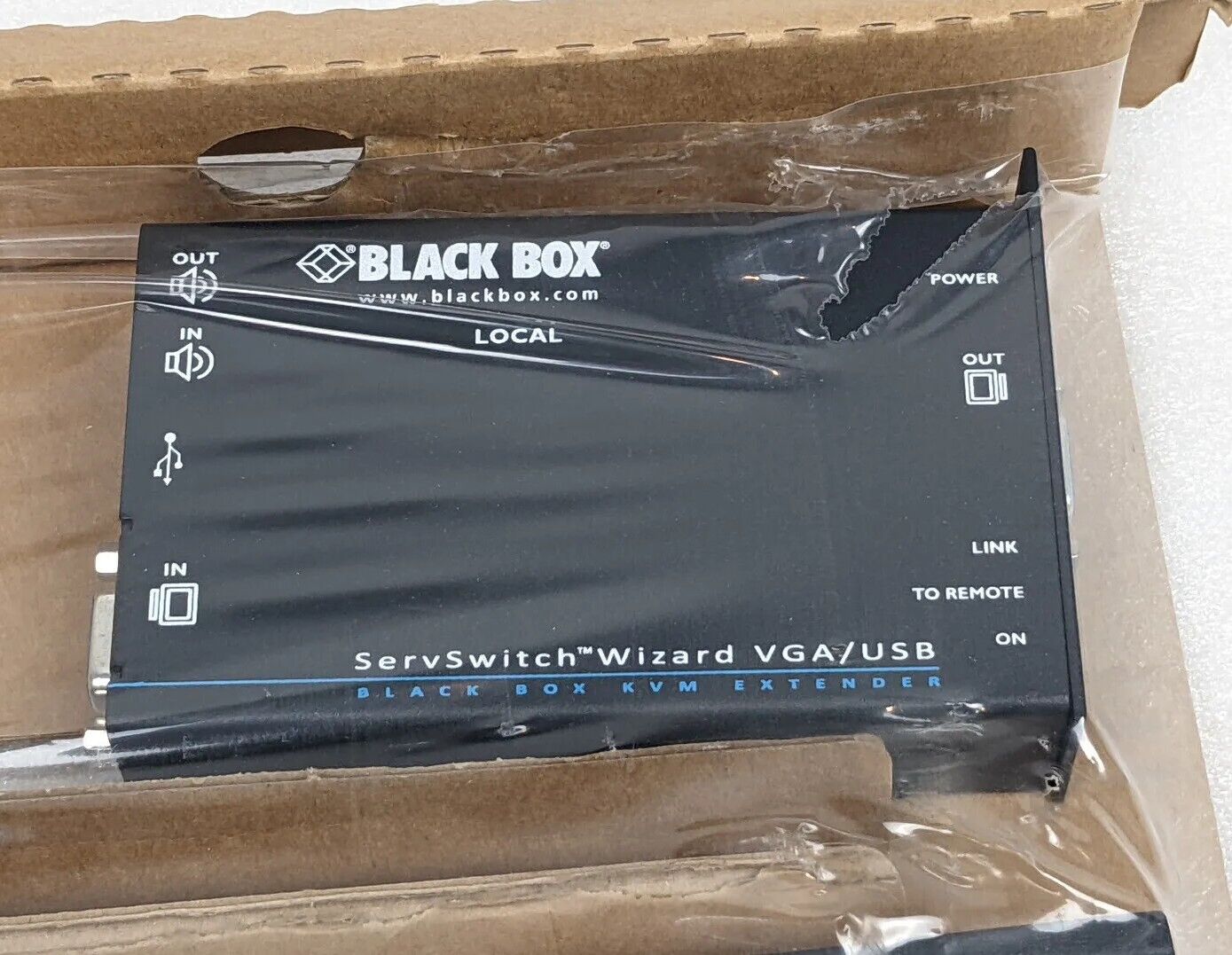 Black Box ACU5050A-R2 Servswitch Wizard VGA/USB Extender w/ Audio Set