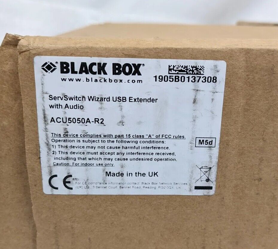 Black Box ACU5050A-R2 Servswitch Wizard VGA/USB Extender w/ Audio Set
