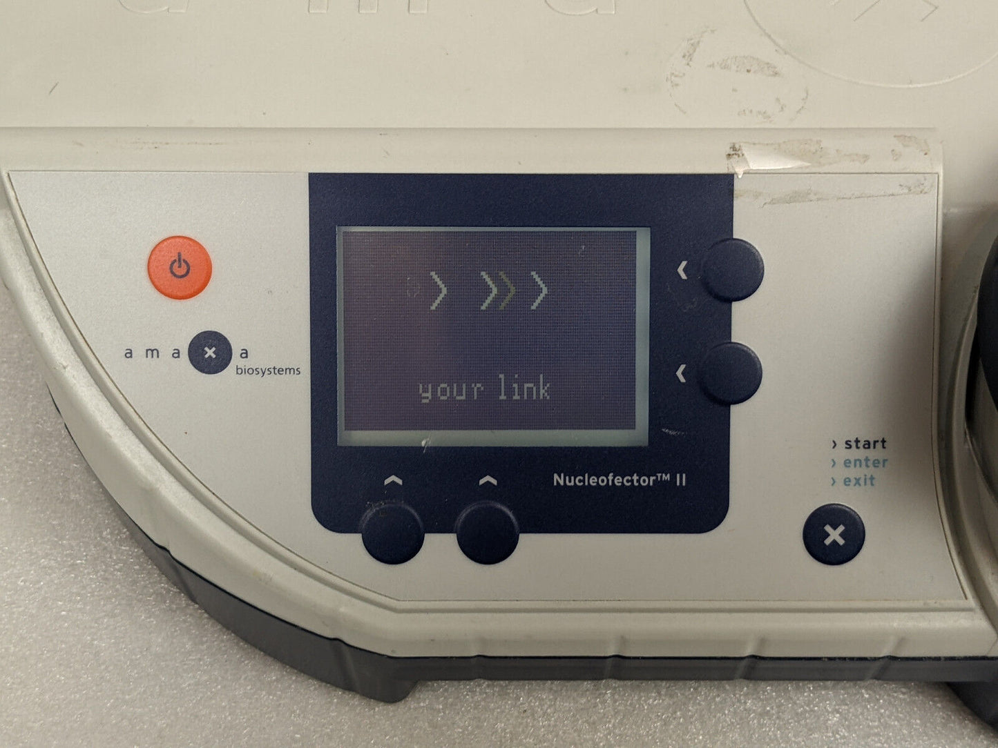 Lonza Amaxa Biosystems Nucleofector II Transfector Electroporator Cell