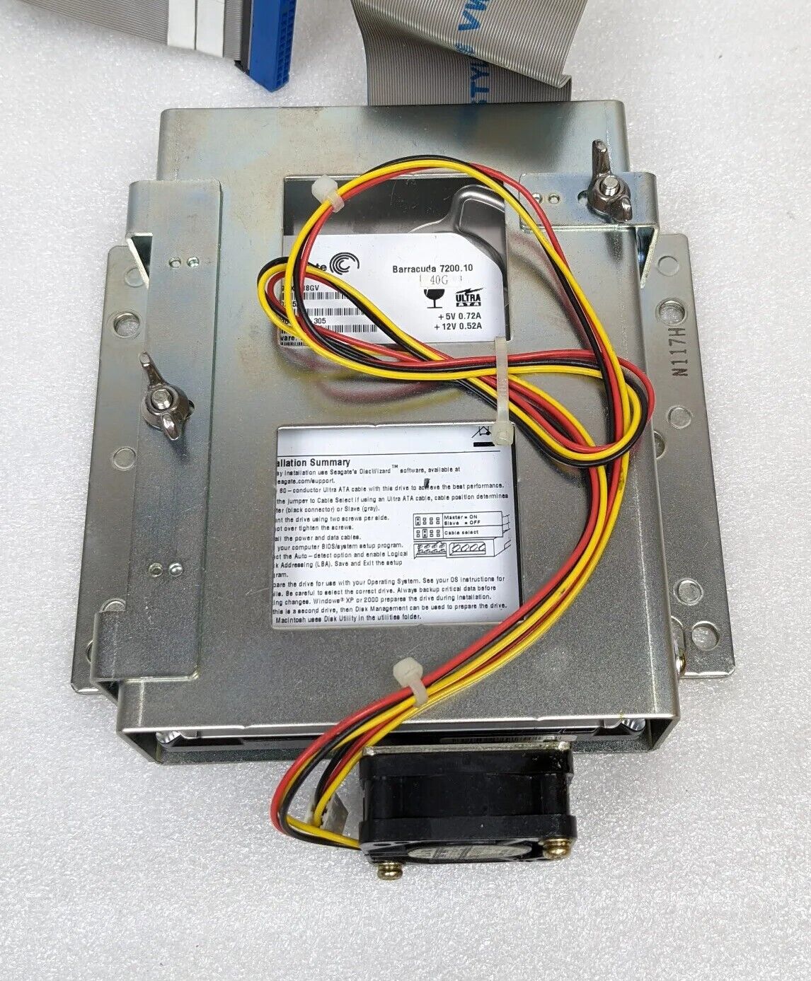 Fanuc A08B-0084-C100/H HDD Unit & Bracket