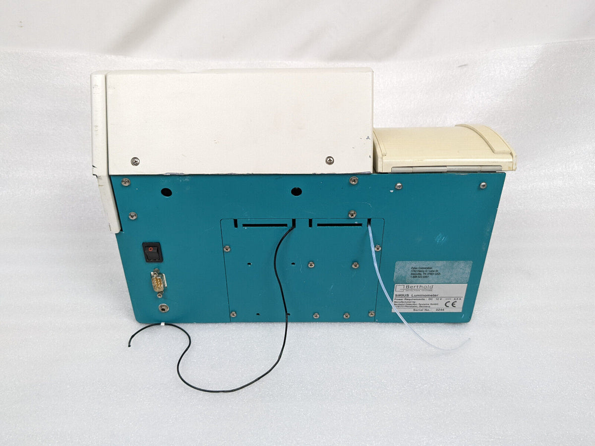 Berthold Sirius Luminometer Single Tube Flash Glow