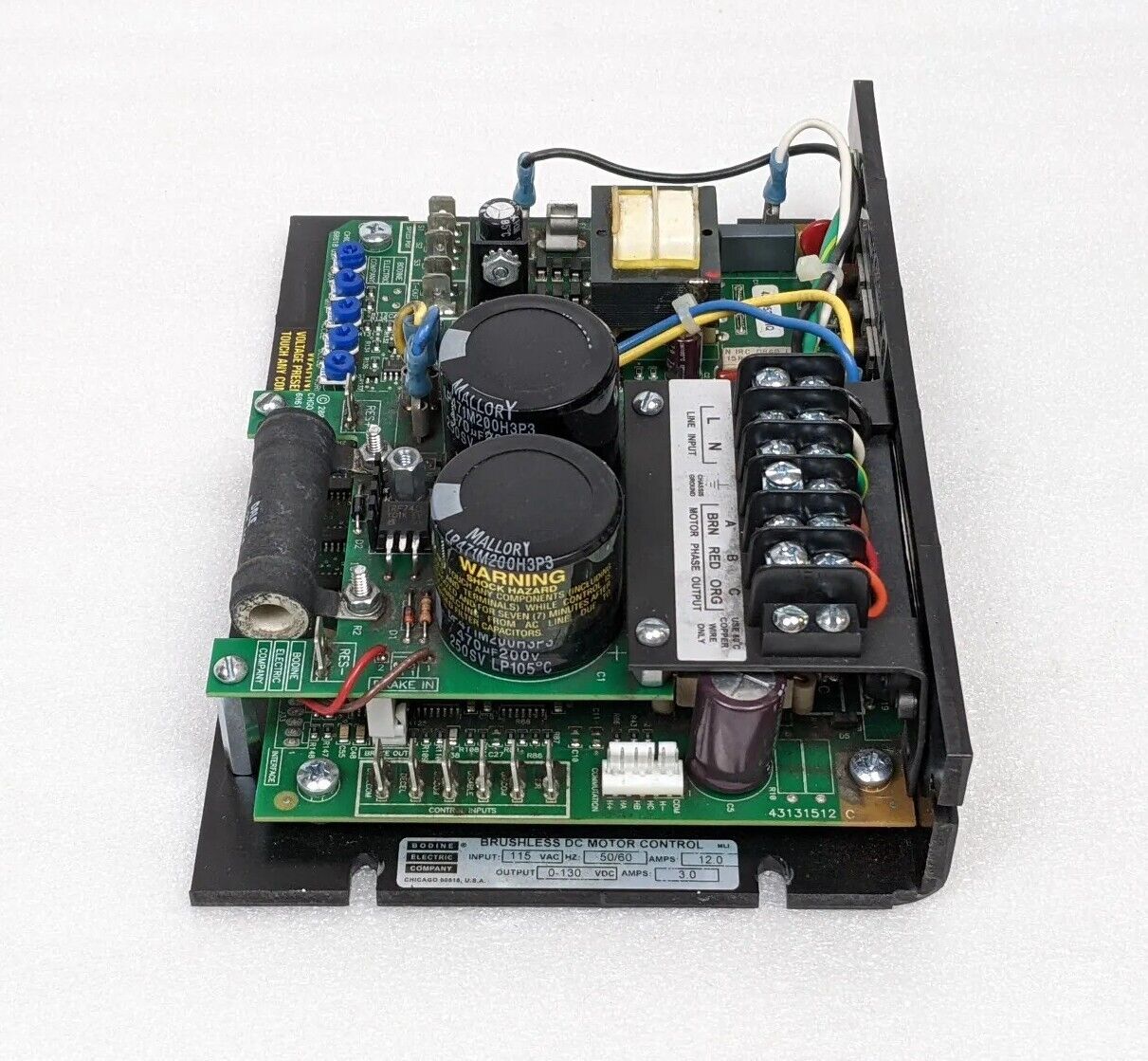 Bodine Electric ABL-3911C Brushless DC Motor Control