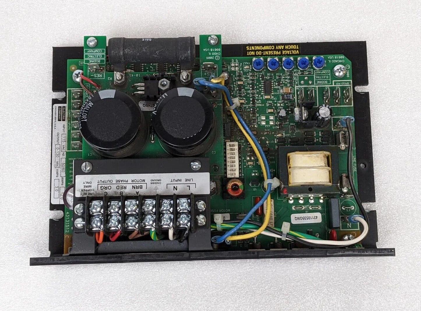 Bodine Electric ABL-3911C Brushless DC Motor Control