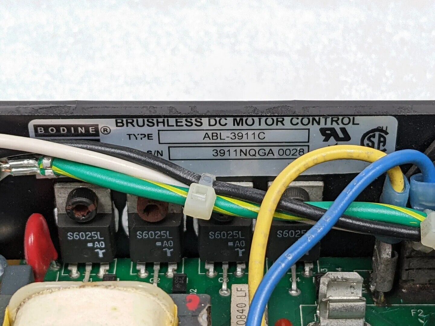 Bodine Electric ABL-3911C Brushless DC Motor Control
