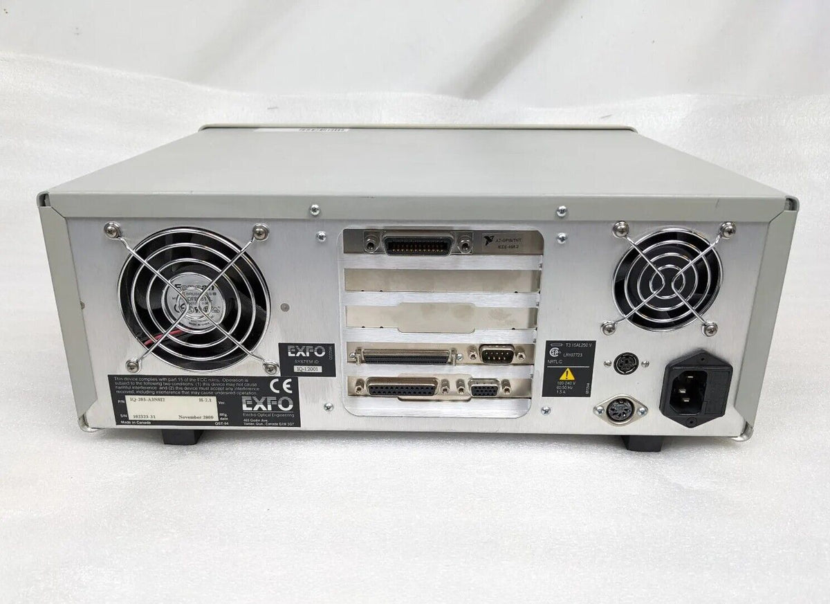 EXFO IQ-203 Optical Test System w/ IQ-1100, IQ-2100, IQ-3200 Modules | For Parts/Repair
