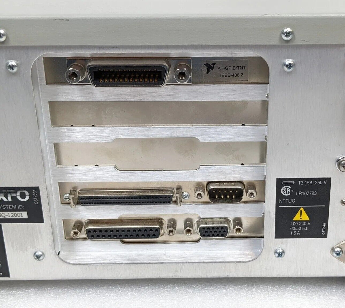 EXFO IQ-203 Optical Test System w/ IQ-1100, IQ-2100, IQ-3200 Modules | For Parts/Repair
