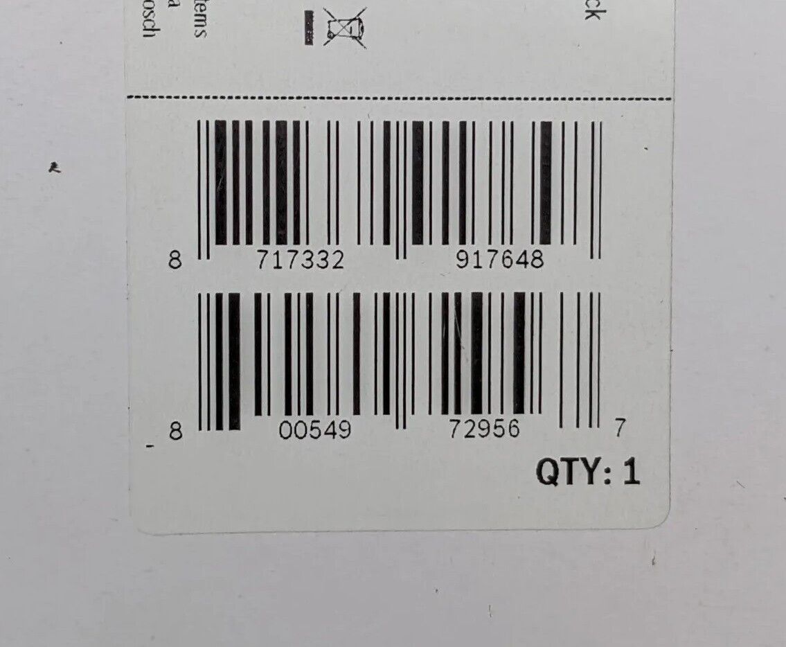 Bosch B942W Touch Screen Keypad - Black | Brand New & Sealed