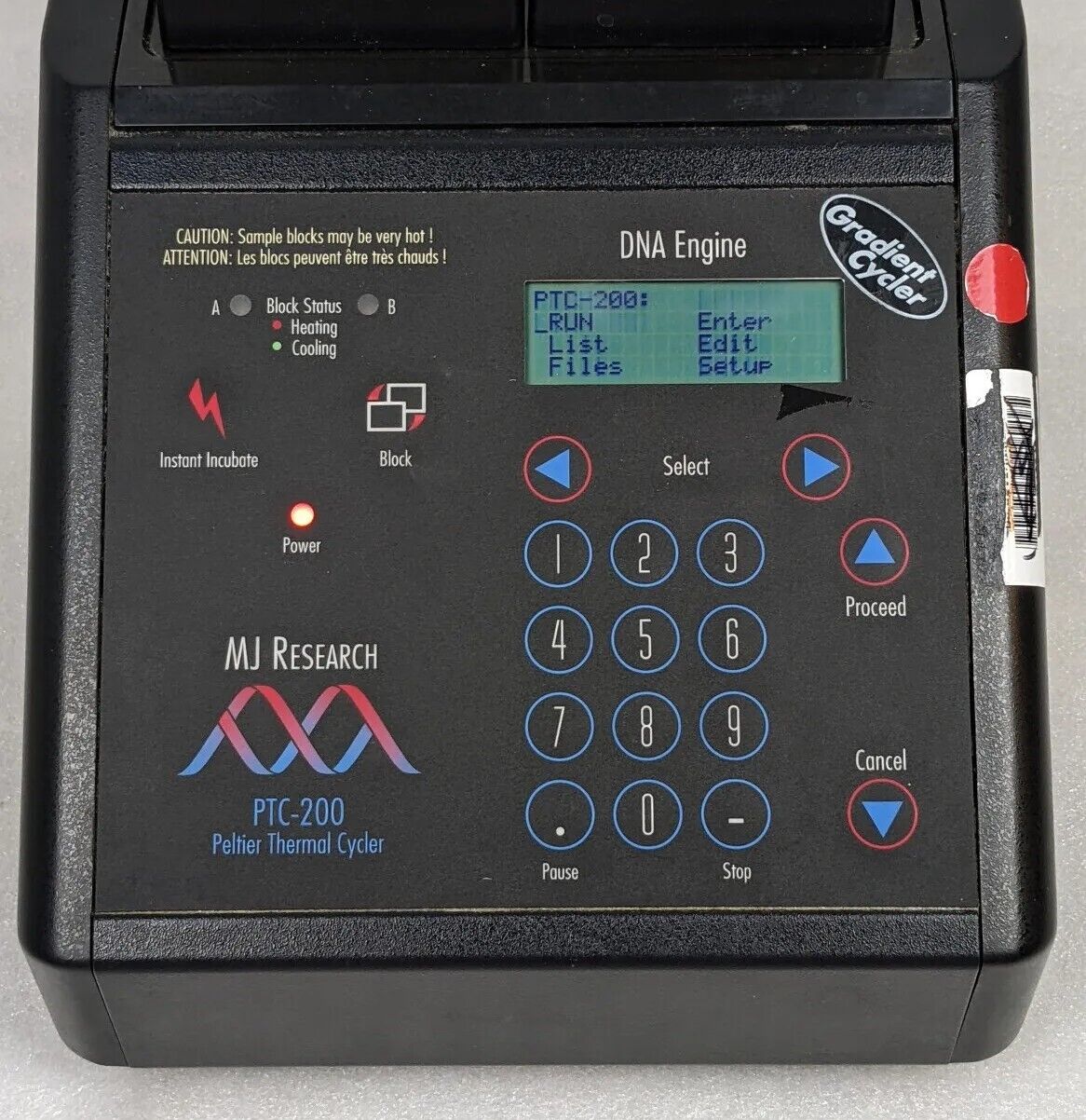 Bio-Rad MJ Research PTC-200 w/ Dual 48-Well Block 96 PCR Thermal Cycler