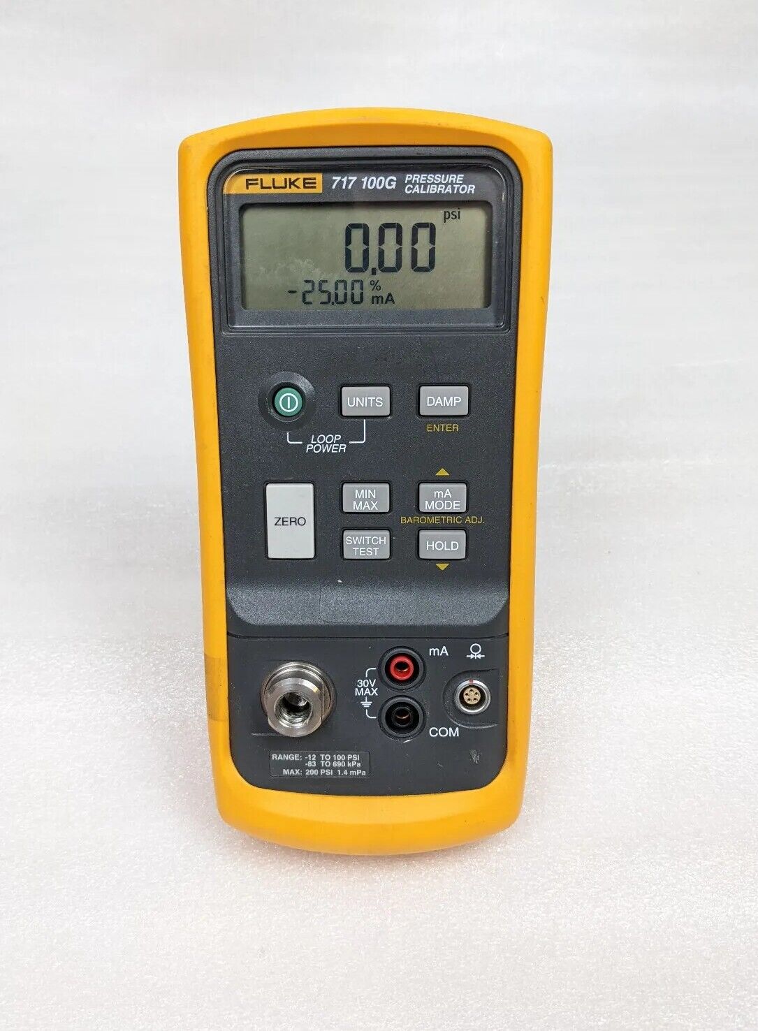 Fluke 717 100G Pressure Calibrator Meter