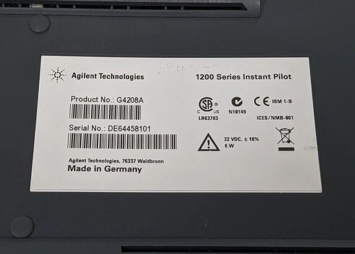 Agilent 1200 Series Instant Pilot G4208A