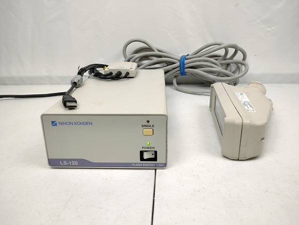 Nihon Kohden LS-120 Photic Stimulator Control Unit w/ LS-703A Flash Lamp