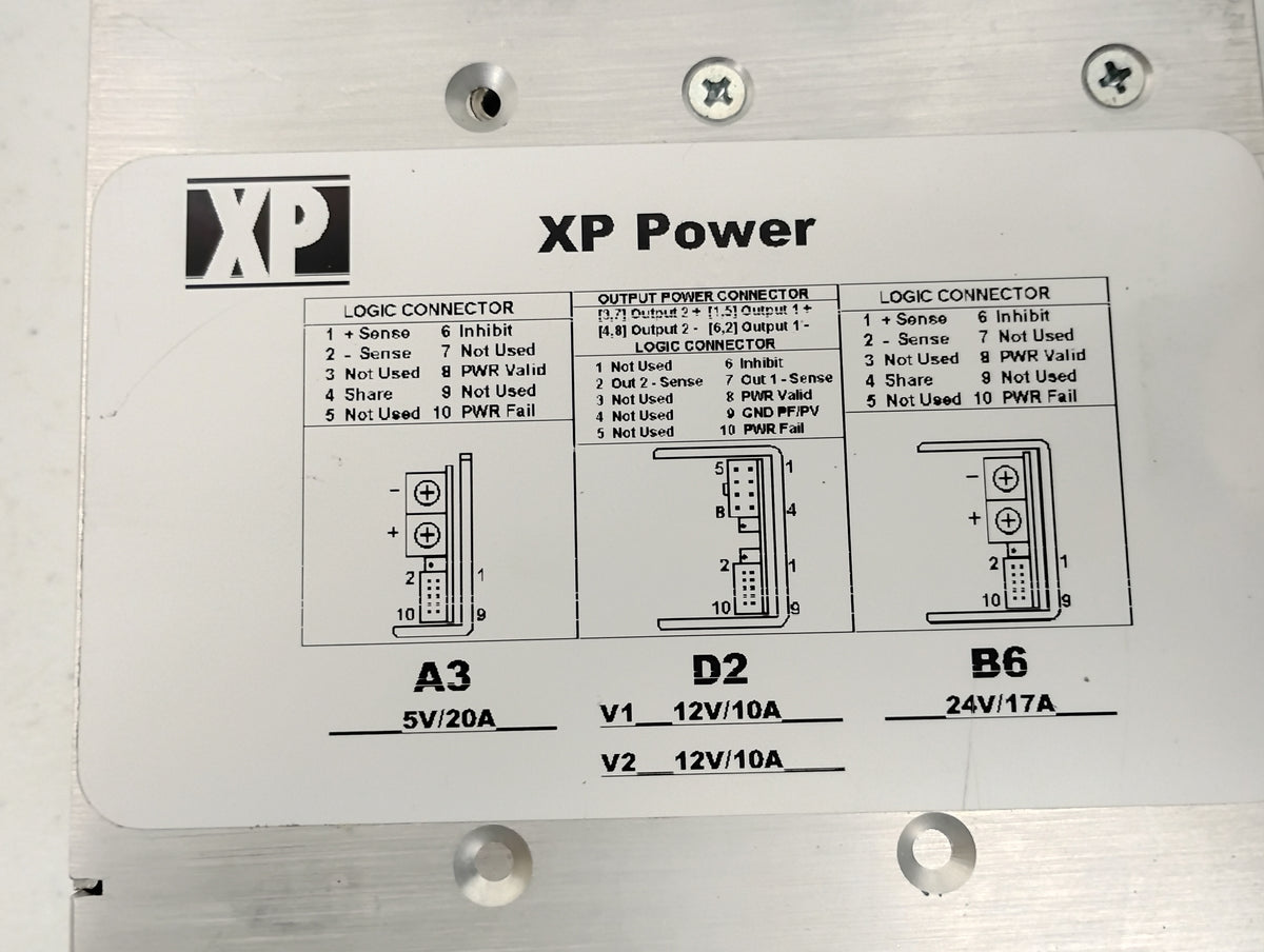 XP Power F7B6D2A0 Power Supply | Output: 5V/12V/12V/24V