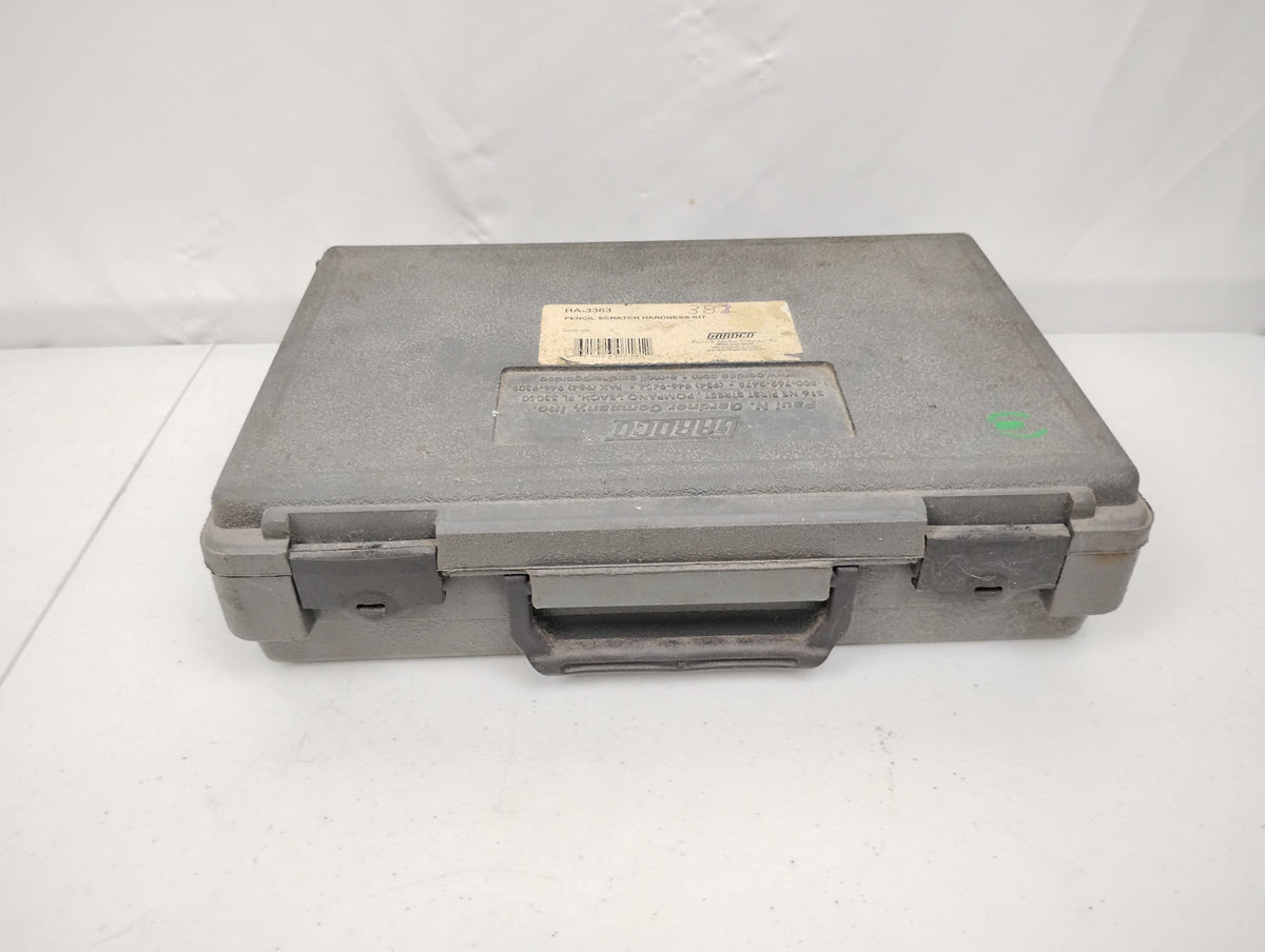 Gardco HA-3363 Pencil Scratch Hardness Kit w/ Case