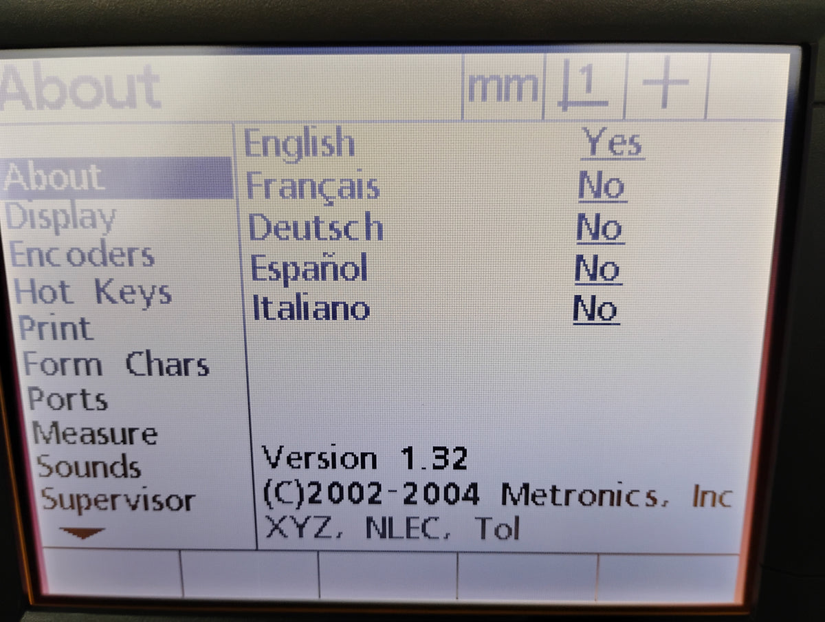 Vision Engineering Kestrel 2-Axis Non Contact Measuring System Digital Readout