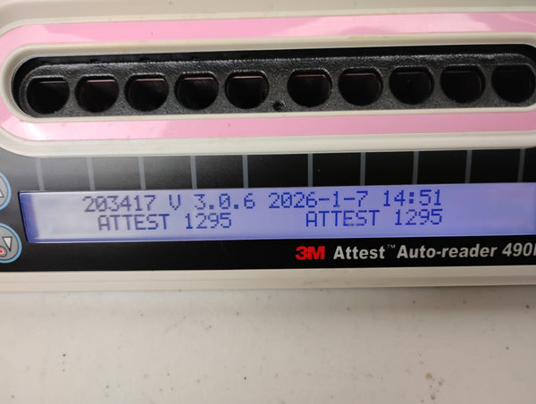 3M 490H Attest Auto-Reader Incubator w/ Power Cable
