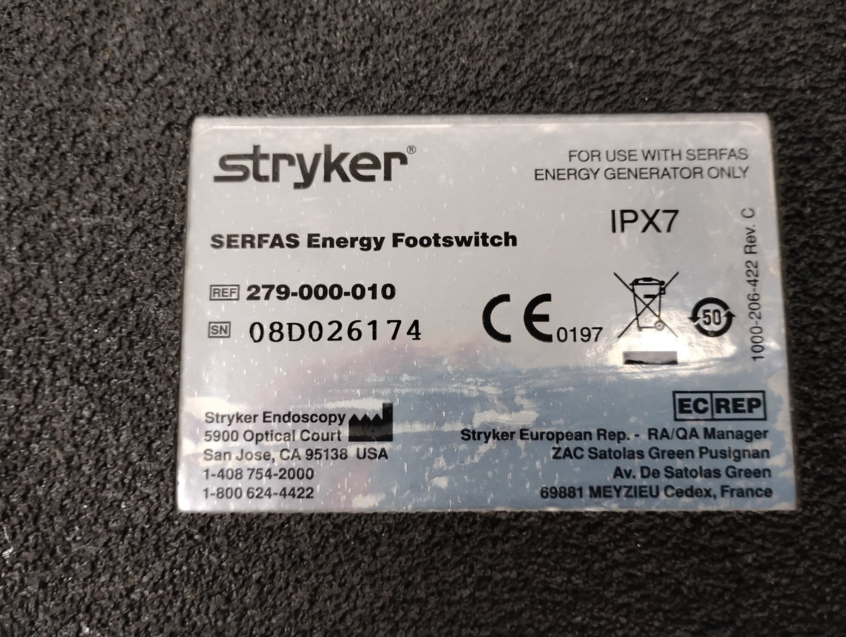 Stryker 279-000-010 Serfas Energy Footswitch