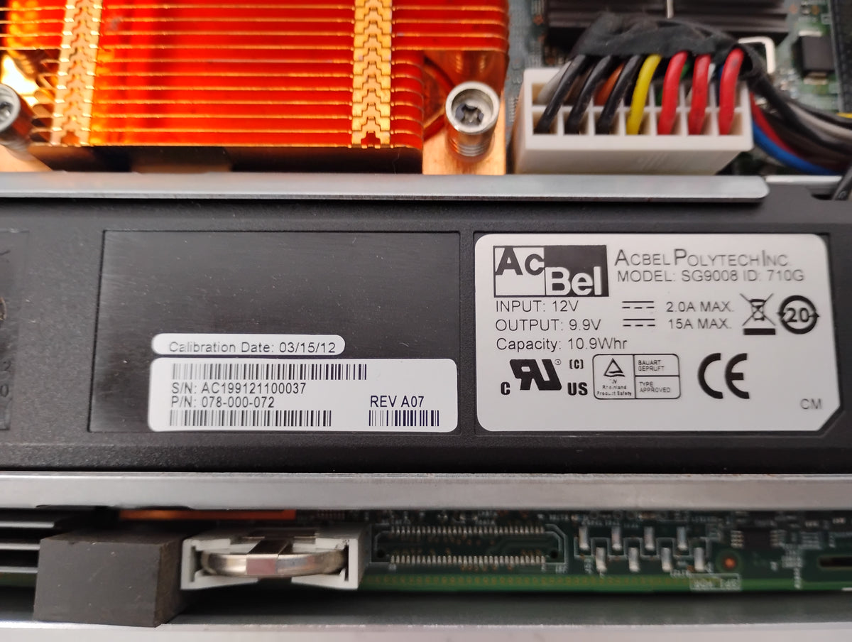 EMC 046-004-136_A03 FCN Storage Processor PN: 110-123-002D R: D09 w/ 8 GB Ram