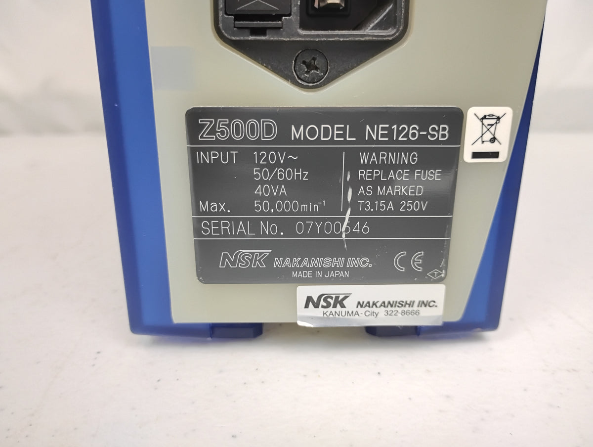 Brasseler NSK Z500D Bench Top Tower Lab System