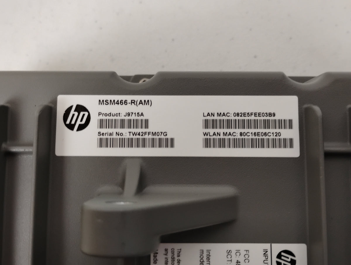 HPE J9715A 802.11n MSM466-R 5Ghz Wireless Access Point