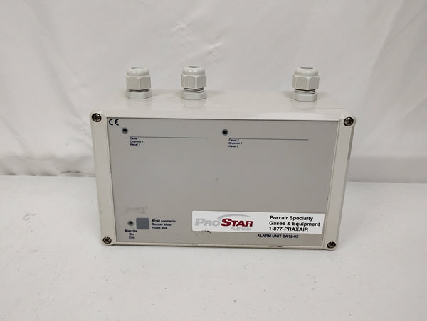 Praxair BA12-02 SMT BA12-02 Rotarex Alarm ProStar Platinum Gas Monitoring Device 2 Channel