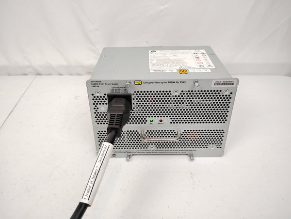 HP Aruba 5400R 1100W PoE+ Power Supply - HP J9829A