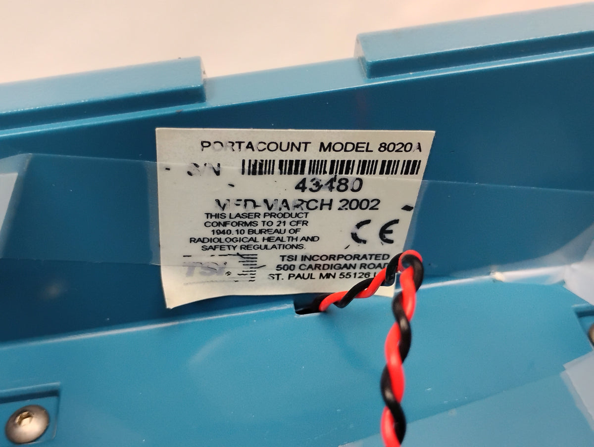 TSI PortaCount Plus 8020A Respirator Fit Tester