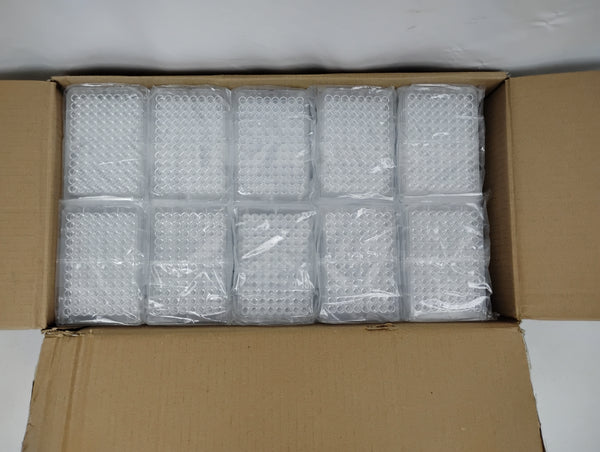 Box of 100 Perkin Elmer CMG-555-1 Low Well Plates
