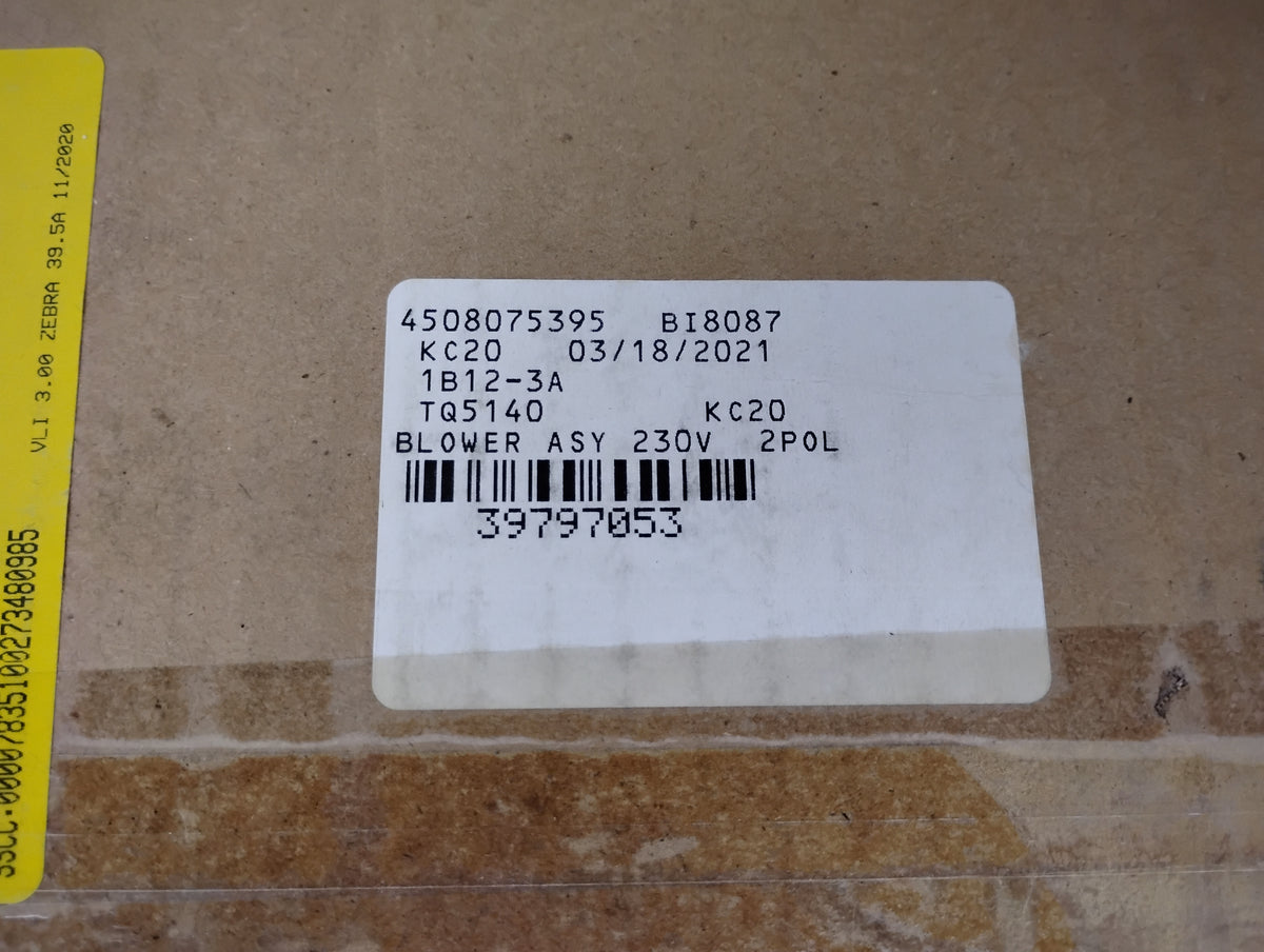 nVent 38202000SP Blower Assembly 2NB412 Series 230 Volt