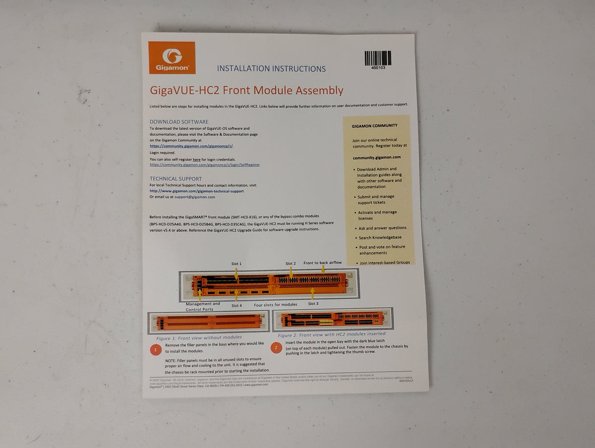 Gigamon TAP-HC0-G100C0 GigaTAP Module 12-Port for GigaVUE-HC2