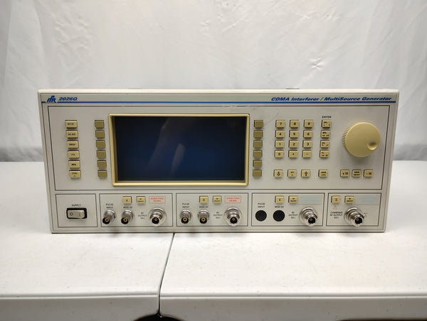 IFR Marconi 2026Q 10kHz -2.4GHz CDMA Multisource Signal Generator | Opt 3 & 116
