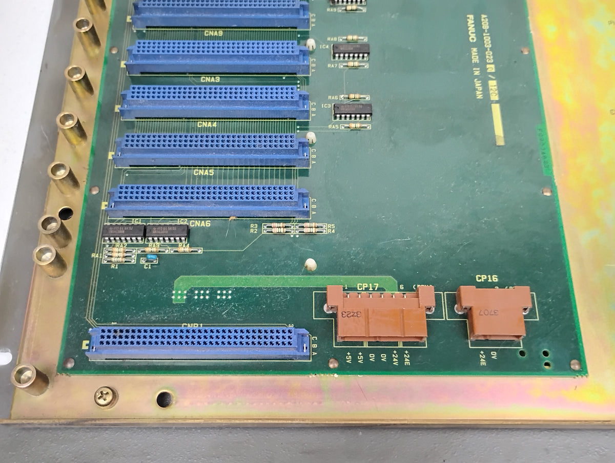 Fanuc A20B-1003-0230/12C UNMP Rackframe Backplane Motherboard & Fanuc 15-TF