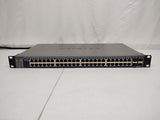 Netgear ProSafe GS752TXS 52-Port Gigabit Stackable Smart Switch
