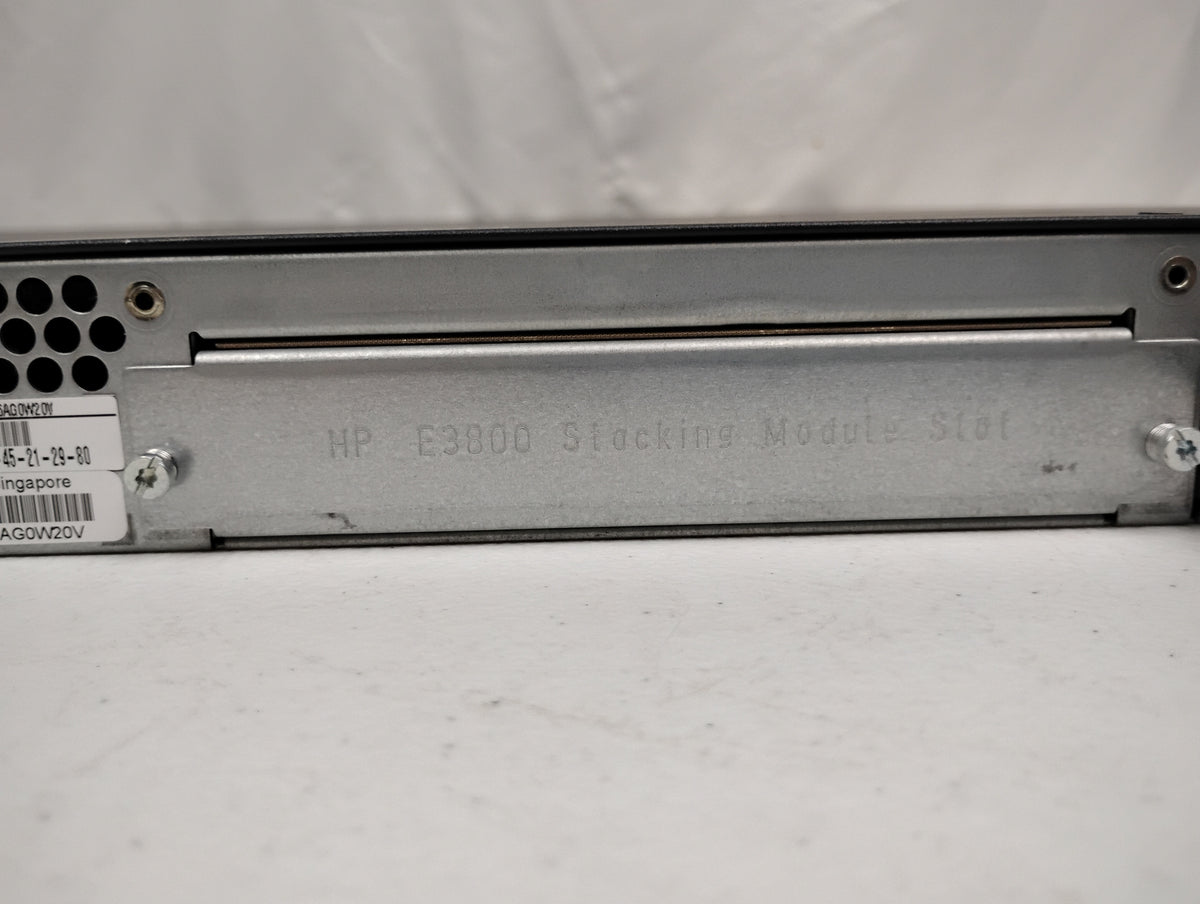 HP J9576A E3800-48G-4SFP+ Gigabit Managed Ethernet Switch w/ x1 J9581A PSU