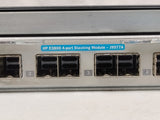 HP J9574A E3800-48G-4SFP+ 48-Port Ethernet Switch w/ J9577A Stacking Module & x2 J9580A PSUs