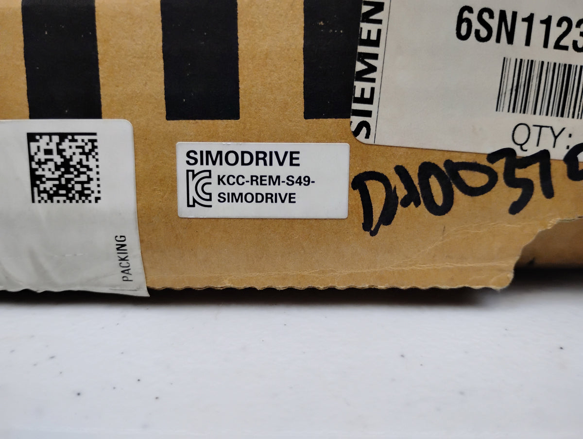 Siemens 6SN1123-1AB00-0AA2 LT-Module 2x25A Simodrive Power Module