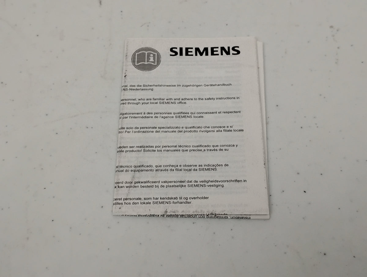 Siemens 6SN1123-1AB00-0AA2 LT-Module 2x25A Simodrive Power Module