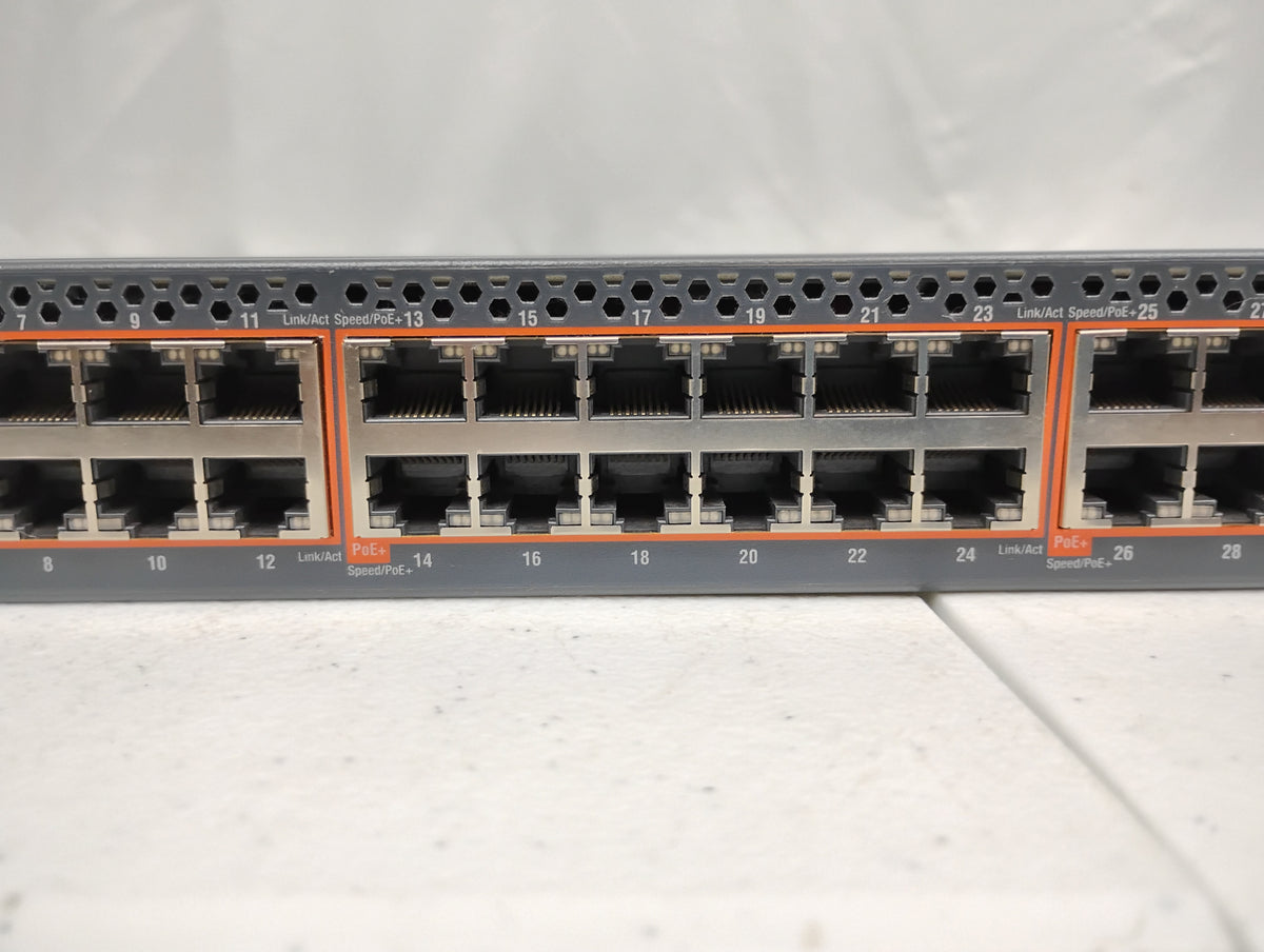 Extreme Networks 4950GTS-PWR+ 50-Port Ethernet Switch & x2 Power Supplies