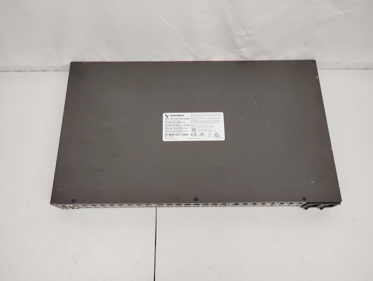 Opengear IM7200 Infrastructure Manager 32-Port Secure Console Server | P/N: IM7248-2-DAC-LMCB