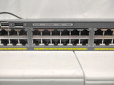Cisco Catalyst 2960-XR Series WS-C2960X-48FPS-I 48 Port PoE+ Gigabit Switch & x2 PWR-C2-11025WAC PSUs