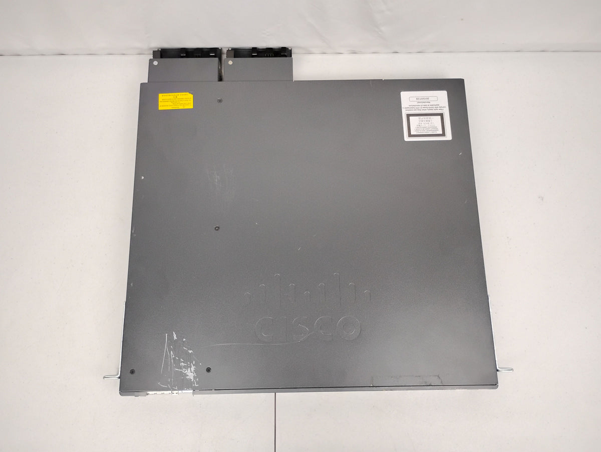 Cisco Catalyst 2960-XR Series WS-C2960X-48FPS-I 48 Port PoE+ Gigabit Switch & x2 PWR-C2-11025WAC PSUs