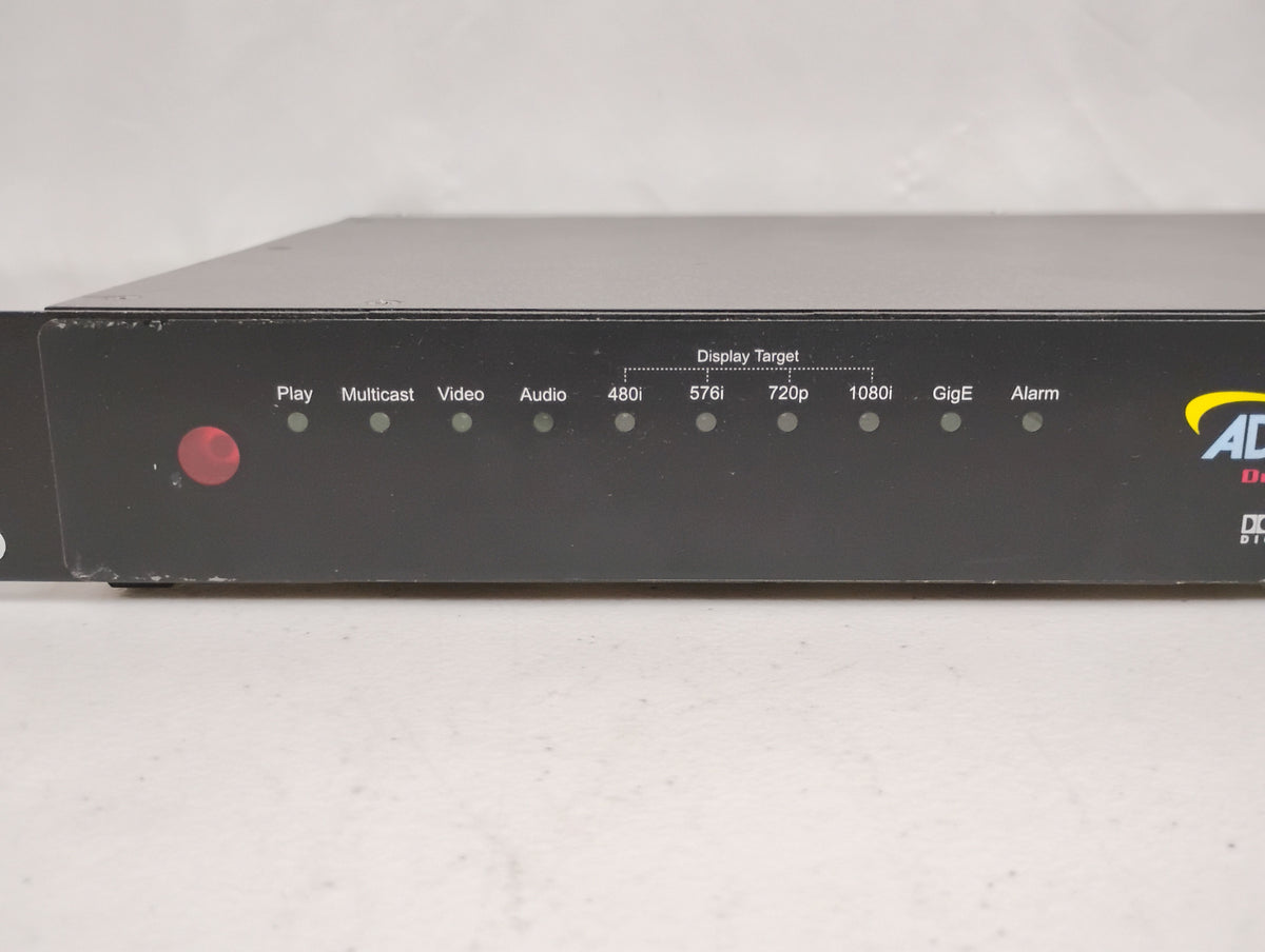 Adtec Digital Soloist 4111 High Definition Media Player Decoder System | NO HDD