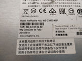 Cisco Catalyst WS-C3850-48P 48 Port PoE+ Gigabit Switch & x1 PWR-C1 1 100WAC PSU
