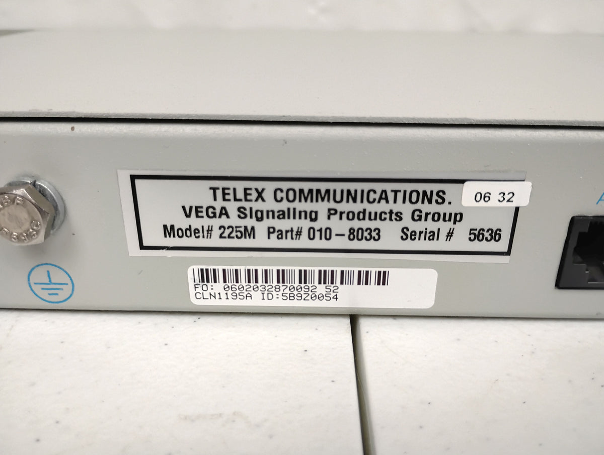 Vega 225-M MarkIV Telex Communication Data Switch | P/N: 010-8033