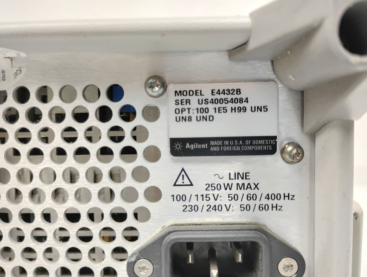 Agilent E4432B ESG-D Signal Generator 250kHz-3.0GHz | OPT H99 UN5 UN7 UN8
