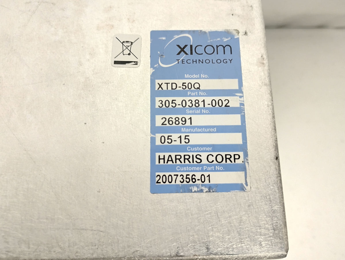 Xicom XTD-50Q Power Conditioner Q-Band 43.5-45.5 GHz | P/N: 305-0381-002