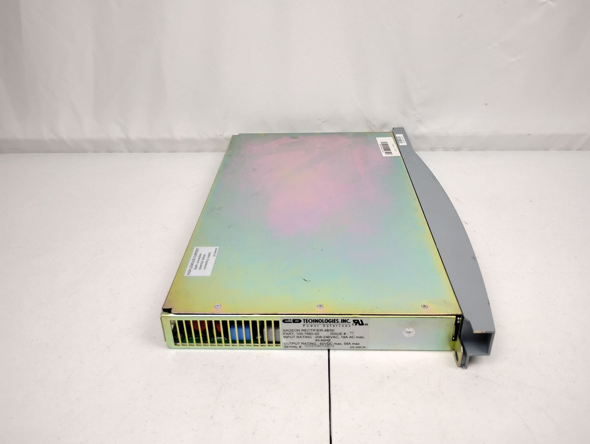C&D Technologies 100-7660-00 Sageon Rectifier 48/50 | 48V 50A