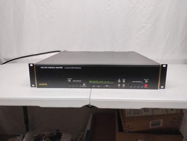 Evertz HD9725LGA HD/SD Media Keyer Logo and Media Inserter